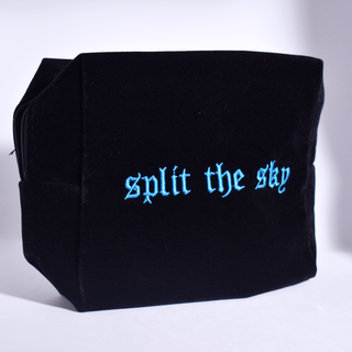 'Split The Sky' velvet deck bag